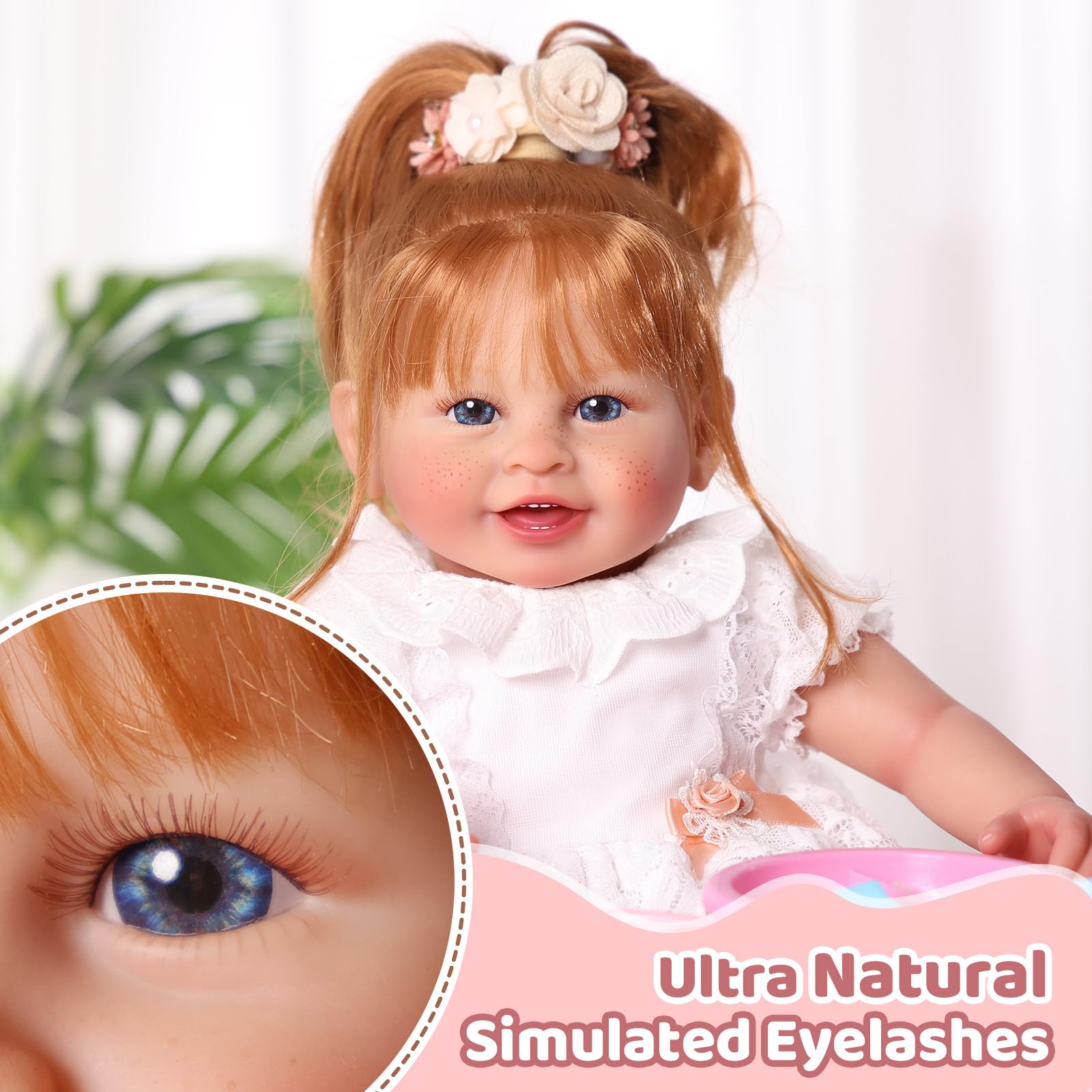AIBAOLIAN Bambole Reborn Femmina 20 Pollici 50 cm Realistica Neonato