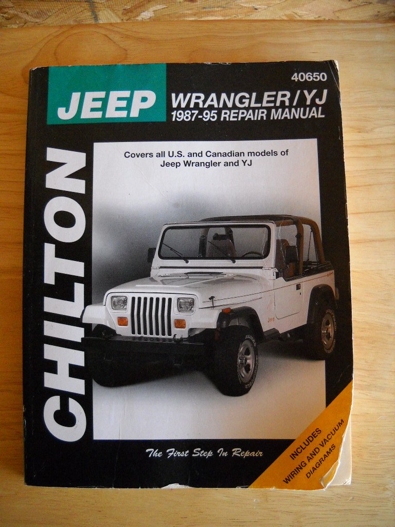 Chilton's Jeep Wrangler/Yj 198795 Repair Manual (Chilton's Total Car