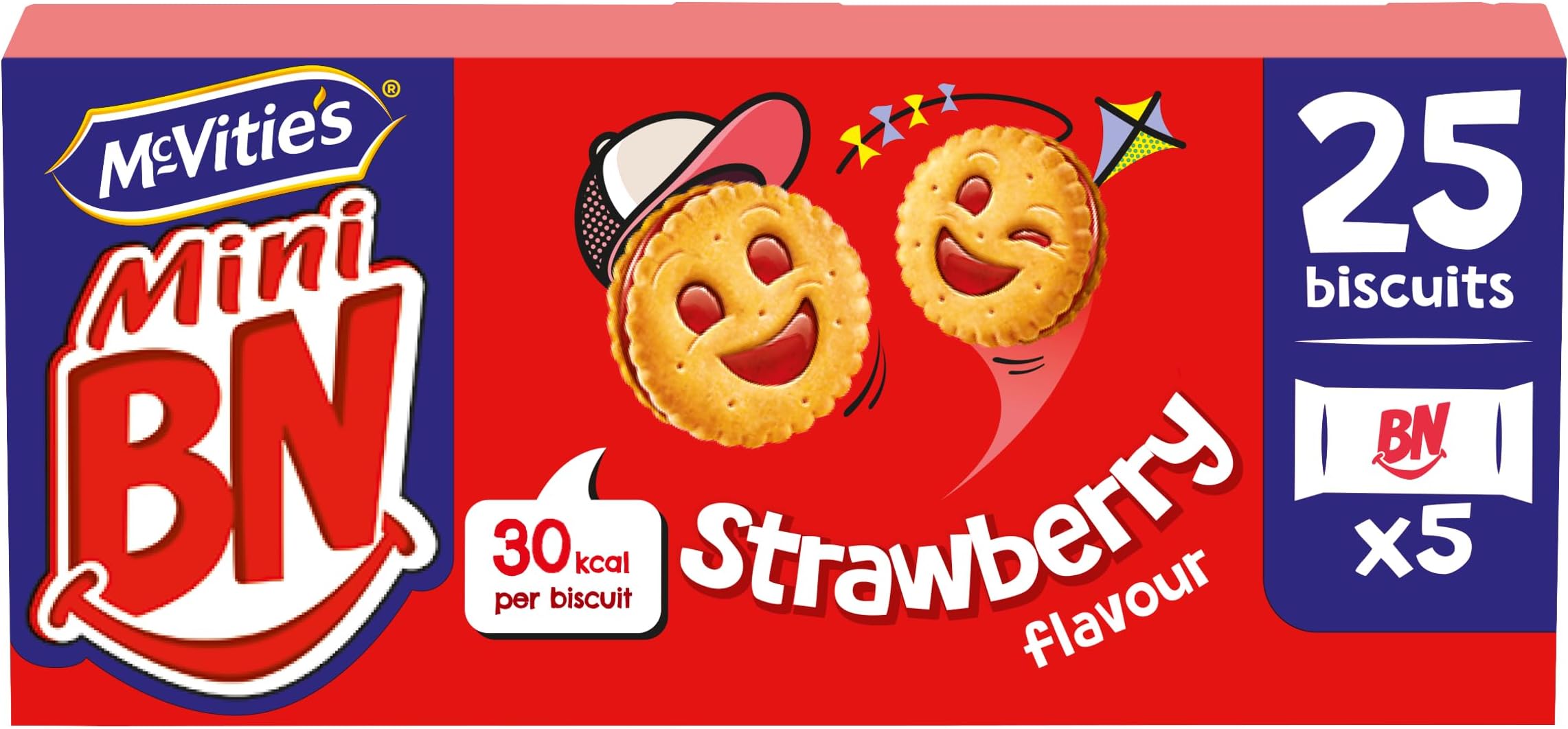 McVitie's Mini BN Strawberry Mini Snacks Bags