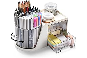 Rotating Desk Organizer: Keep Your Workspace Tidy and Efficient