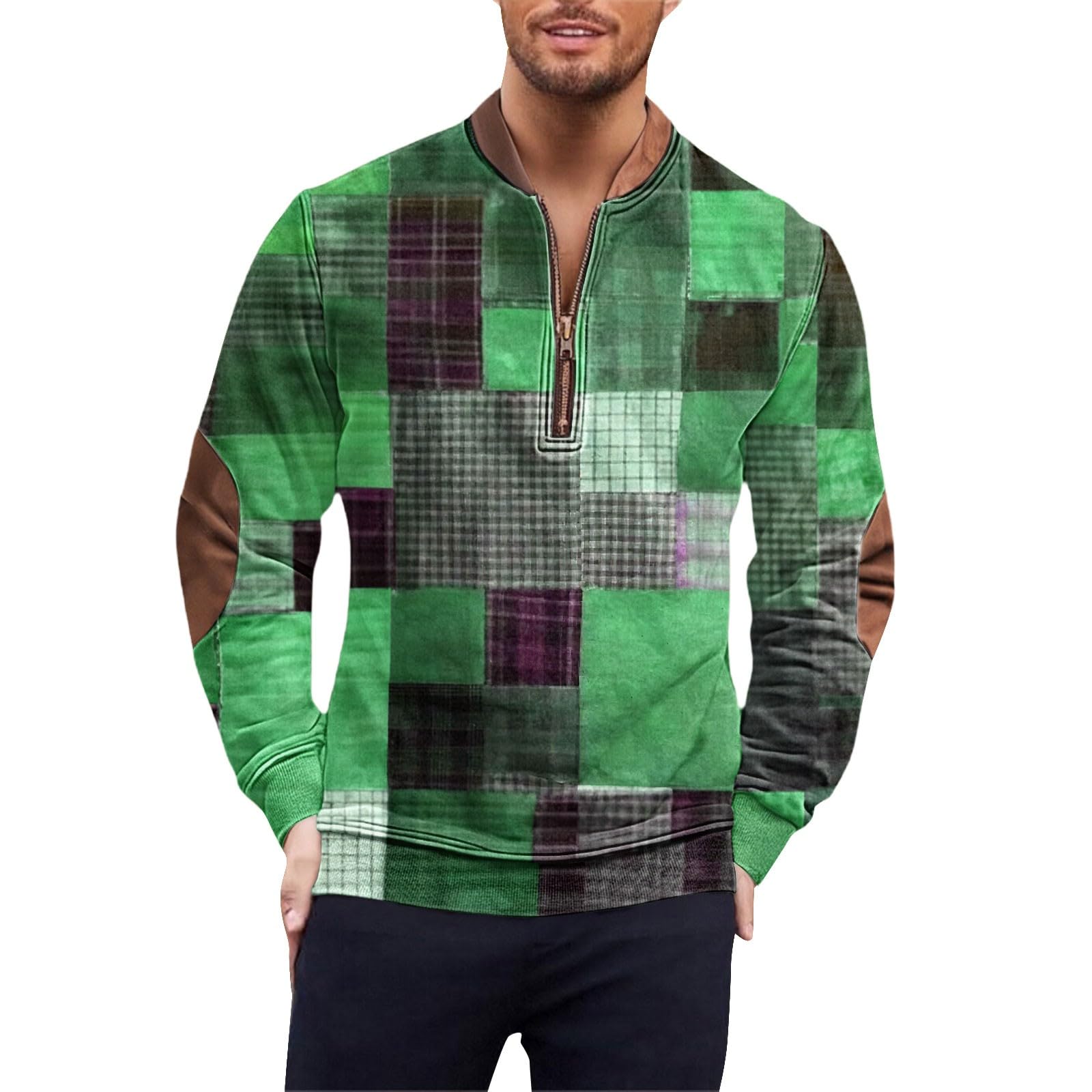 Chaqueta Verano Hombre Sudadera con Cremallera De Un para Hombre, Informal, Manga Larga, Cuello Alto, Poliéster, Tallas S-5Xl Ciclismo Chaquetas Muscle Fit Oversized Gym Sudaderas