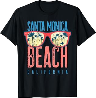 Santa Monica Shirt Beach California Family Vacation Summer T-Shirt