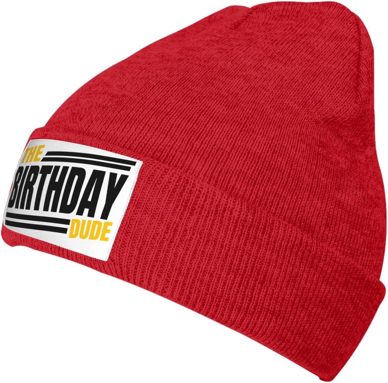 The Birthday Dude hat Graphic Novelty Men Women Boys Girls Funny Party Knit hat Beanie Cap