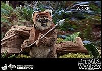 Vista 8 de Hot Toys Star Wars Episodio VI El regreso del Jedi Ewok Wicket Figura escala 1/6