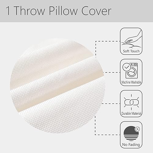 Miniatura 6 de Funda de cojín moderna a rayas grises y negras de 20 x 20 pulgadas, funda de almohada geométrica para el hogar, oficina, dormitorio, retro,