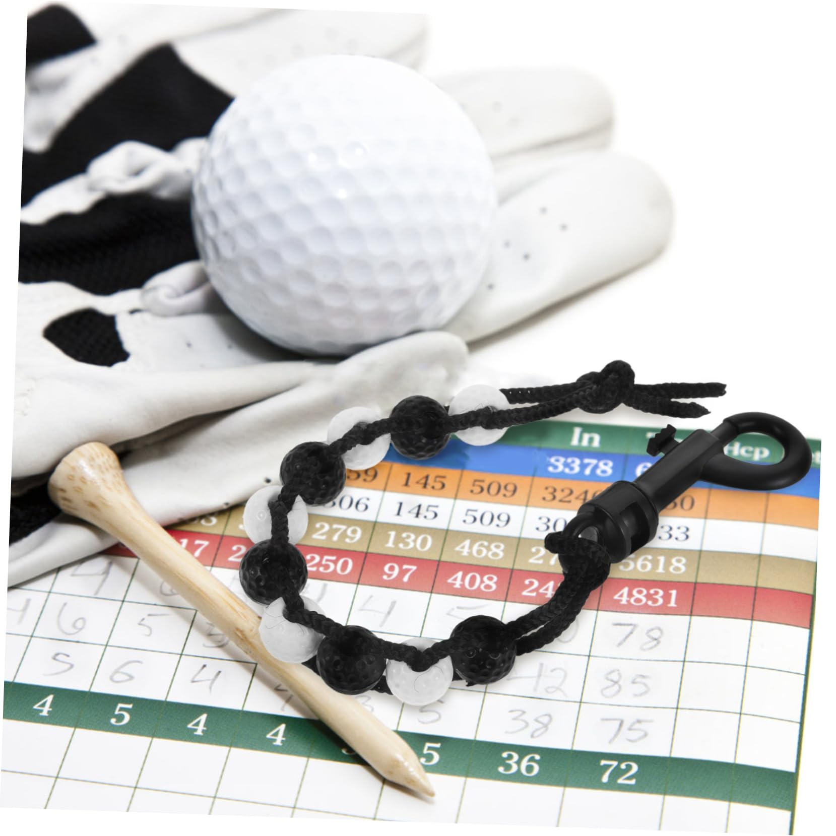 TOYANDONA Contador De Puntuación Accesorio Portable con Bolas De para Entusiastas del Golf Sin Baterías Práctico Y