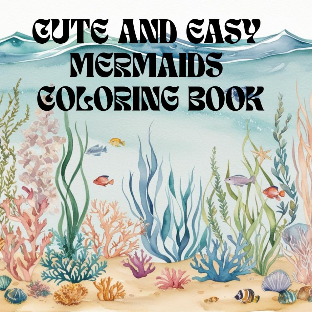 Magical Mermaid Coloring Book: A Fun and Relaxing Coloring Book with Beautiful Mermaids, Ocean Creatures, and Underwater Adventures