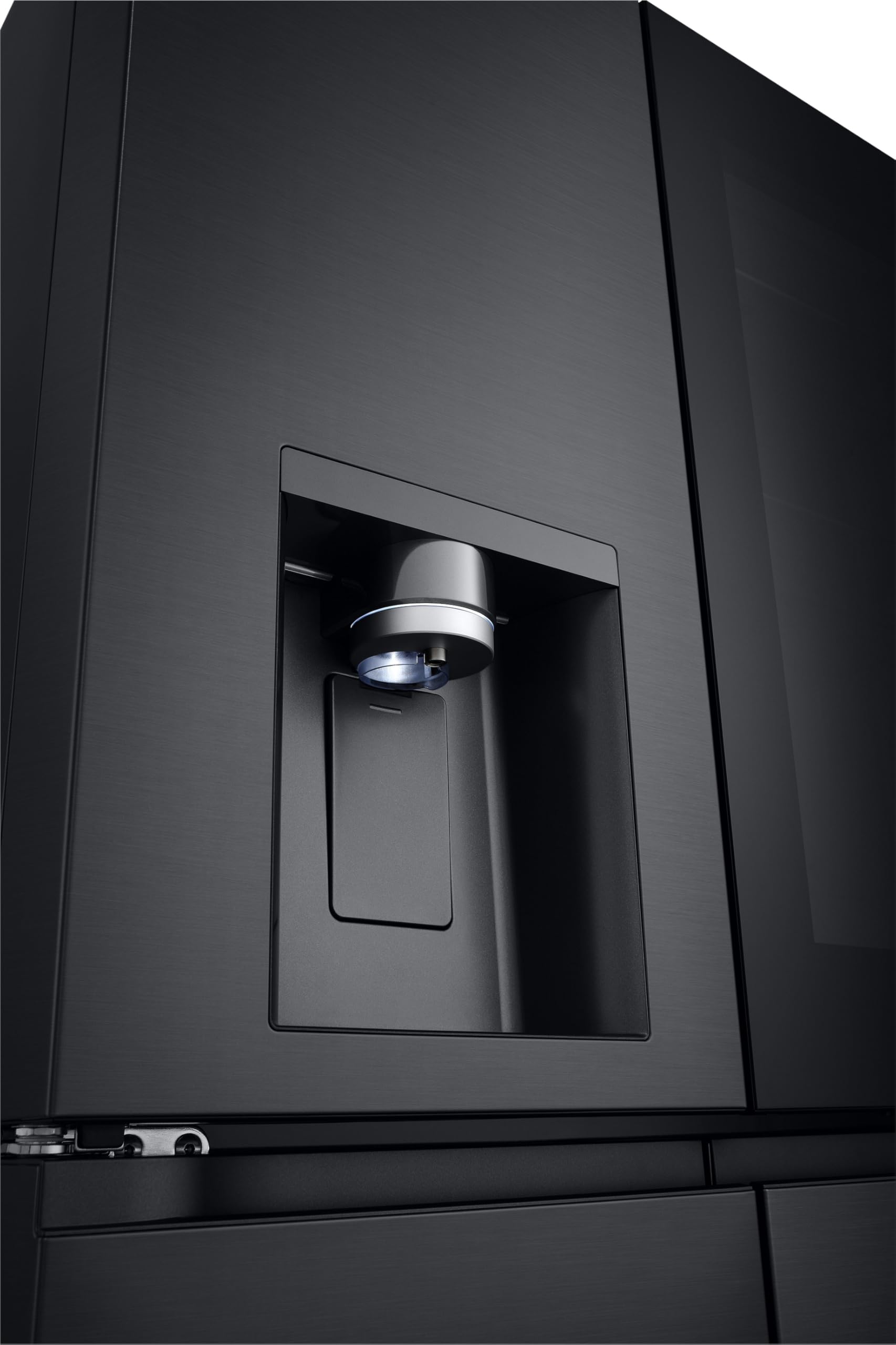 LG GMK961EV3E Multi-Door Kühlschrank mit Gefrierfach (646 L, Energieklasse E) mit InstaView, UVNano, Wassertank, LinearCooling, Total No Frost, Schwarz