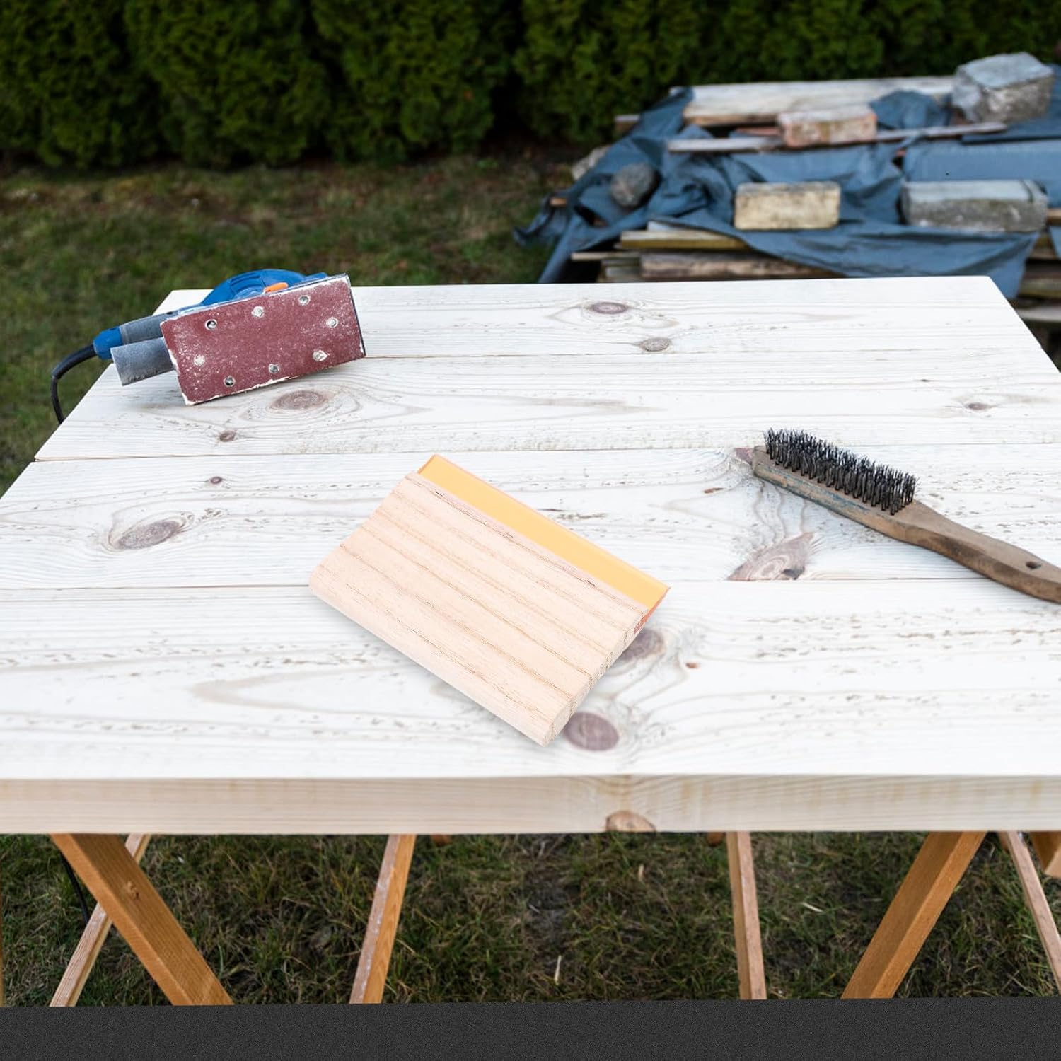 Wooden Ink Scraper Screen Printing Squeegee for DIY Printing