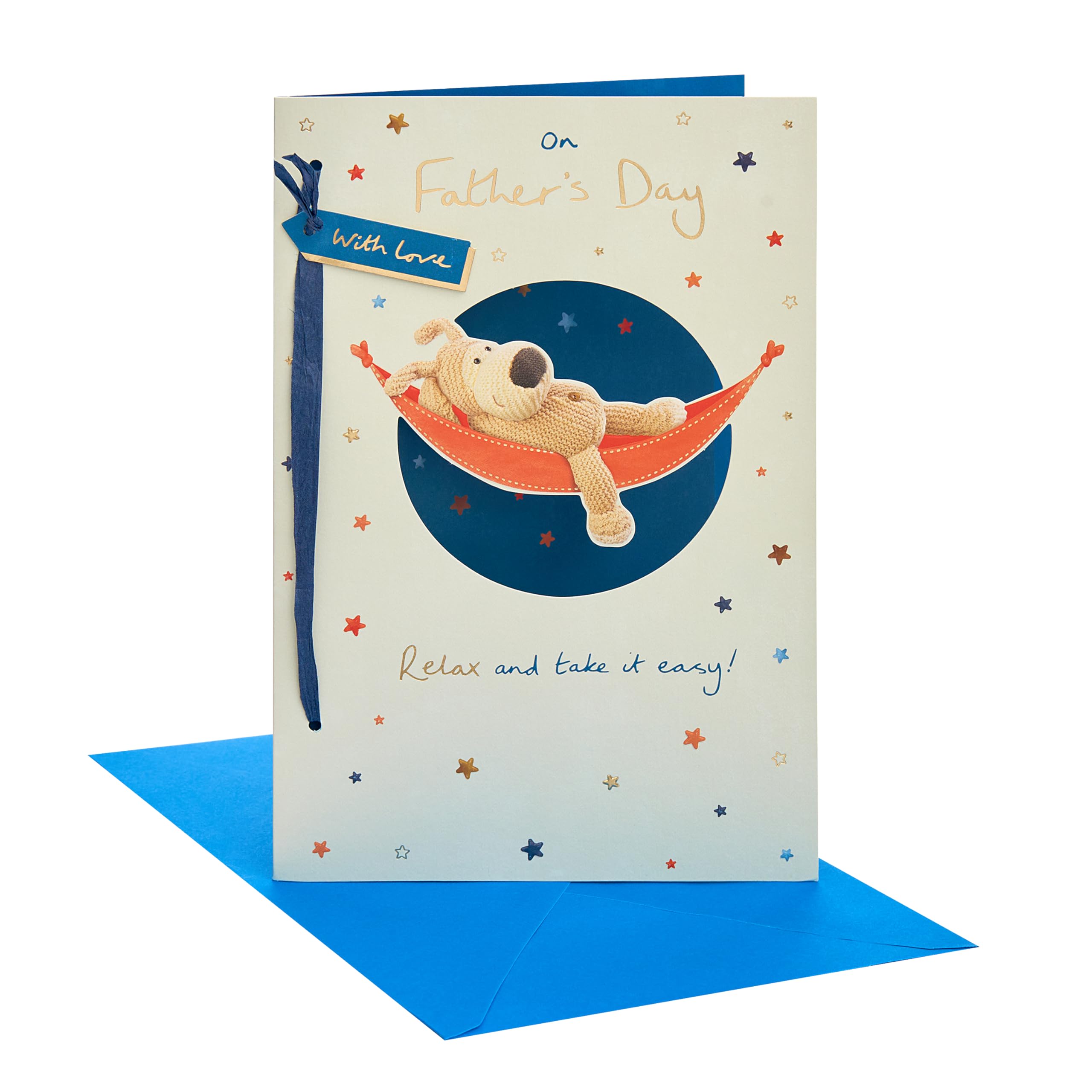 Boofle | Father's Day Card | Card for Dad, Grandad, Husband | Him, Boys, Men | Cute Design | With Envelope | 16.5 x 25.4 cm