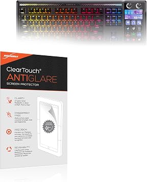 BoxWave Screen Protector Compatible with Corsair Galleon 100 SD - ClearTouch Anti-Glare 2-Pack, Anti-Fingerprint Matte Film Skin