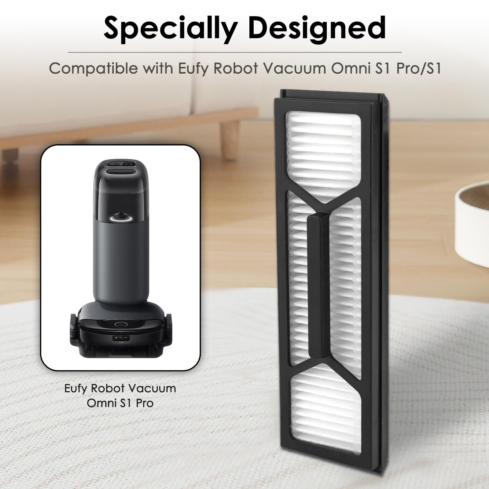 Amazon.co.jp: Omni S1 Pro 交換用HEPAフィルター Eufy Omni S1 Pro