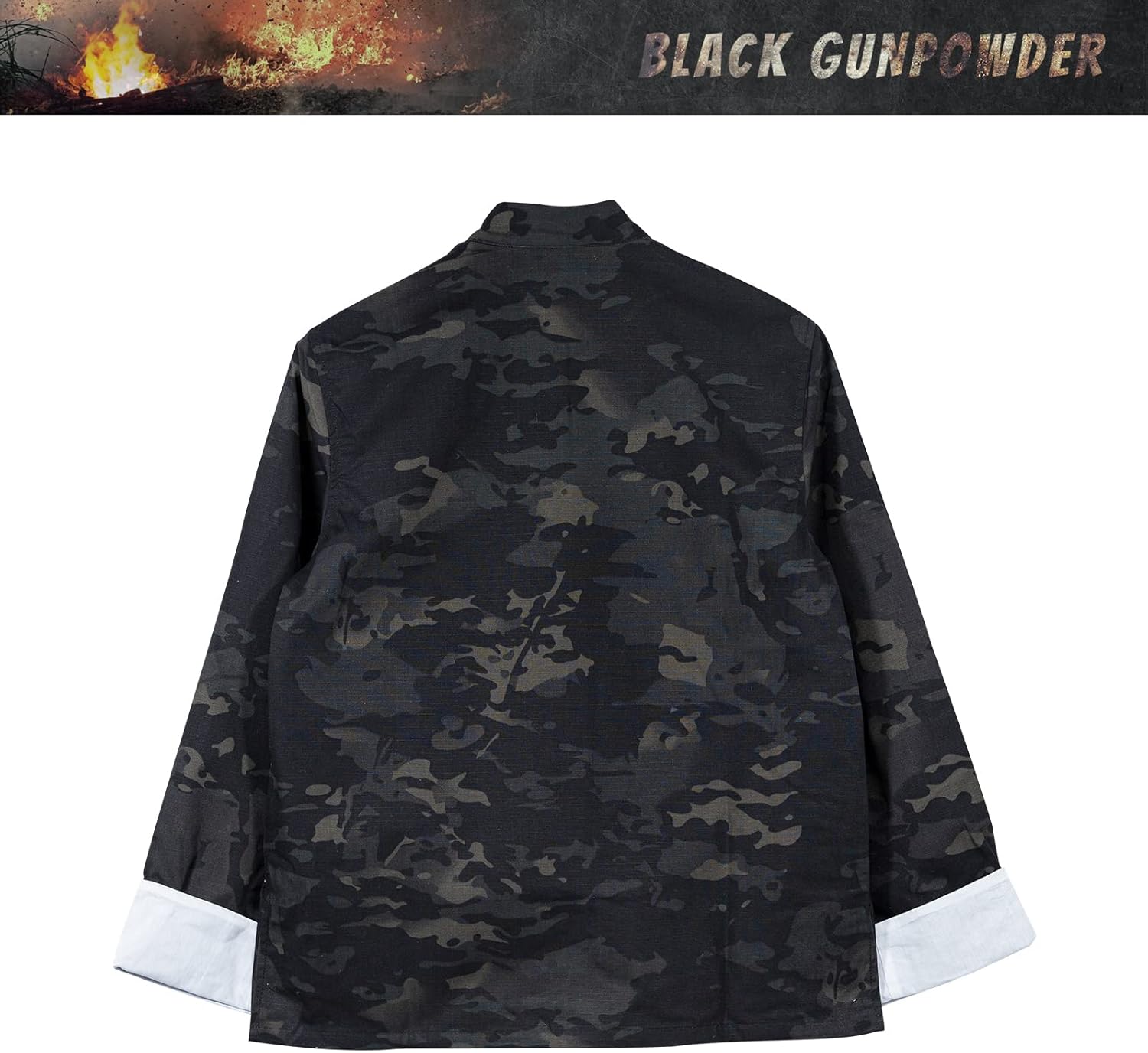 Tang Suit Kung Fu Hanfu MCBK Camo Tactical Jacket