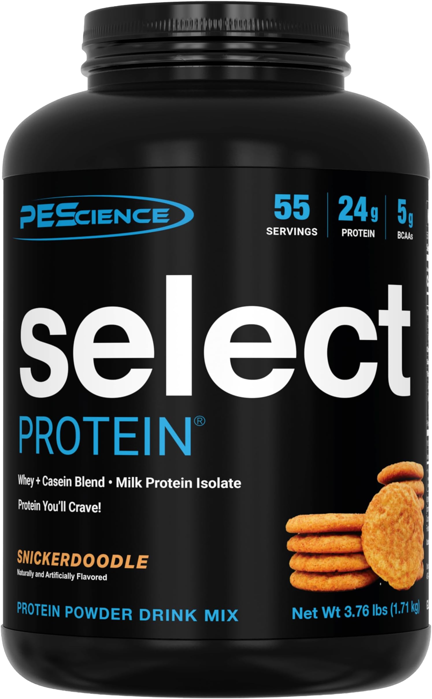 PEScience Select Protein Powder, Snickerdoodle, 55 Servings