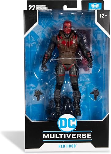 Miniatura 8 de McFarlane Toys DC Multiverse Red Hood (Gotham Knights) Figura de acción de 7 pulgadas con accesorios