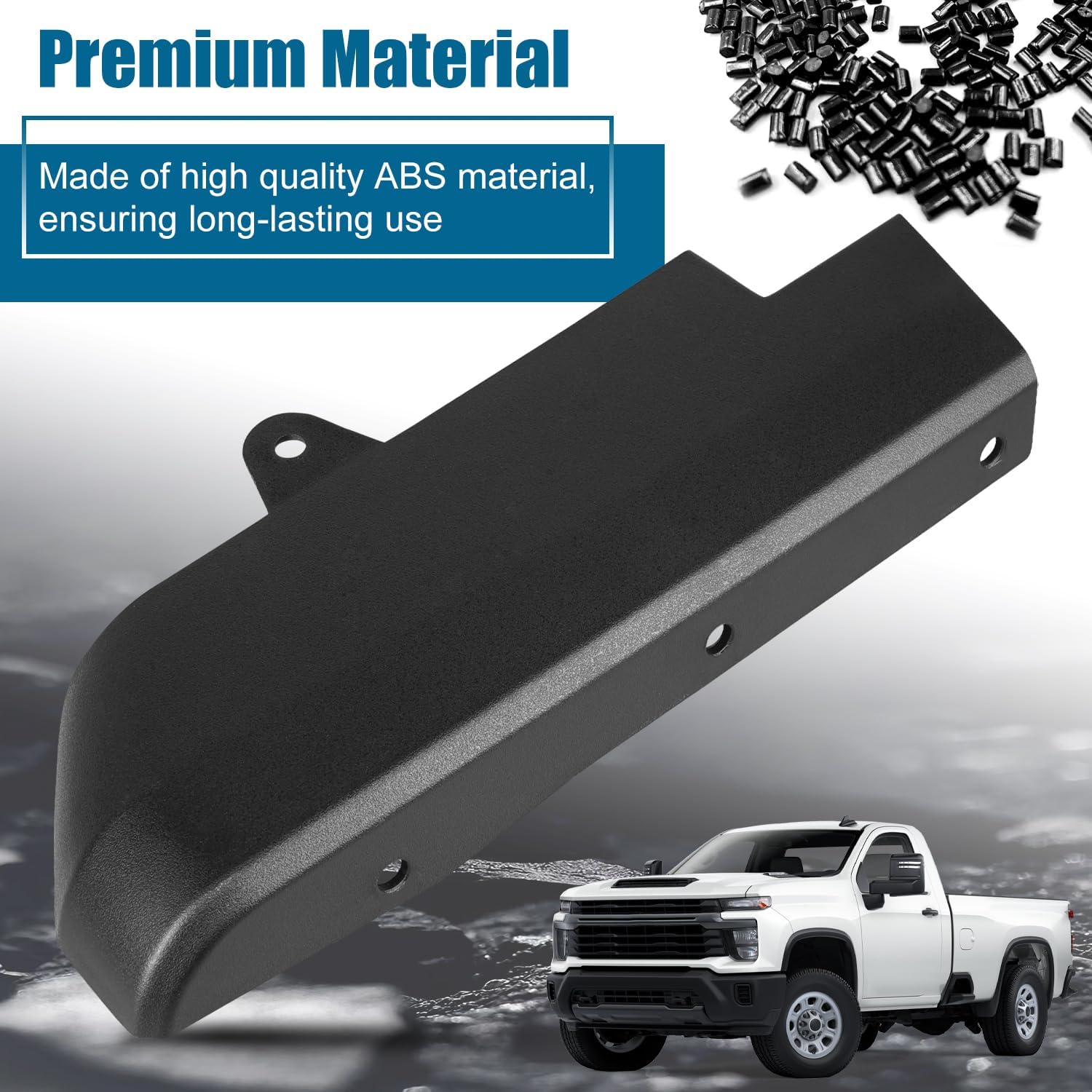Mud Flaps Delete Mudguards Removal Kits Compatible with for 2020 2021 2022 2023 2024 2025 2026 Chevy Silverado 2500HD 3500HD SRW Only Exterior Accessories Front Rear Fender Mud Flaps Splash Guards