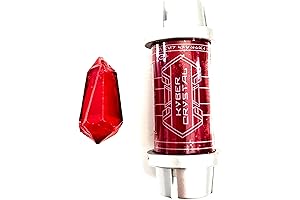 Red Kyber Crystal from Galaxy's Edge, A Count Dooku Voice Kyber