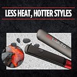 CHI Lava 2.0 Fer à cheveux, Lève-cheveux en fer plat pour un même & Finition lisse, Température basse, Ergonomie, Design confortable pour une utilisation facile