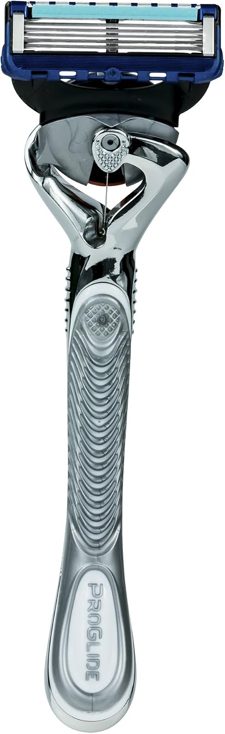 Gillette Fusion ProGlide Silvertouch Men's Razor with Flexball Handle Technology and 2 Razor Blade Refills