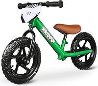 Vista 16 de KRIDDO Bicicleta de equilibrio para niños de 2 años de edad, bicicleta de empuje de 12 pulgadas con placa personalizada
