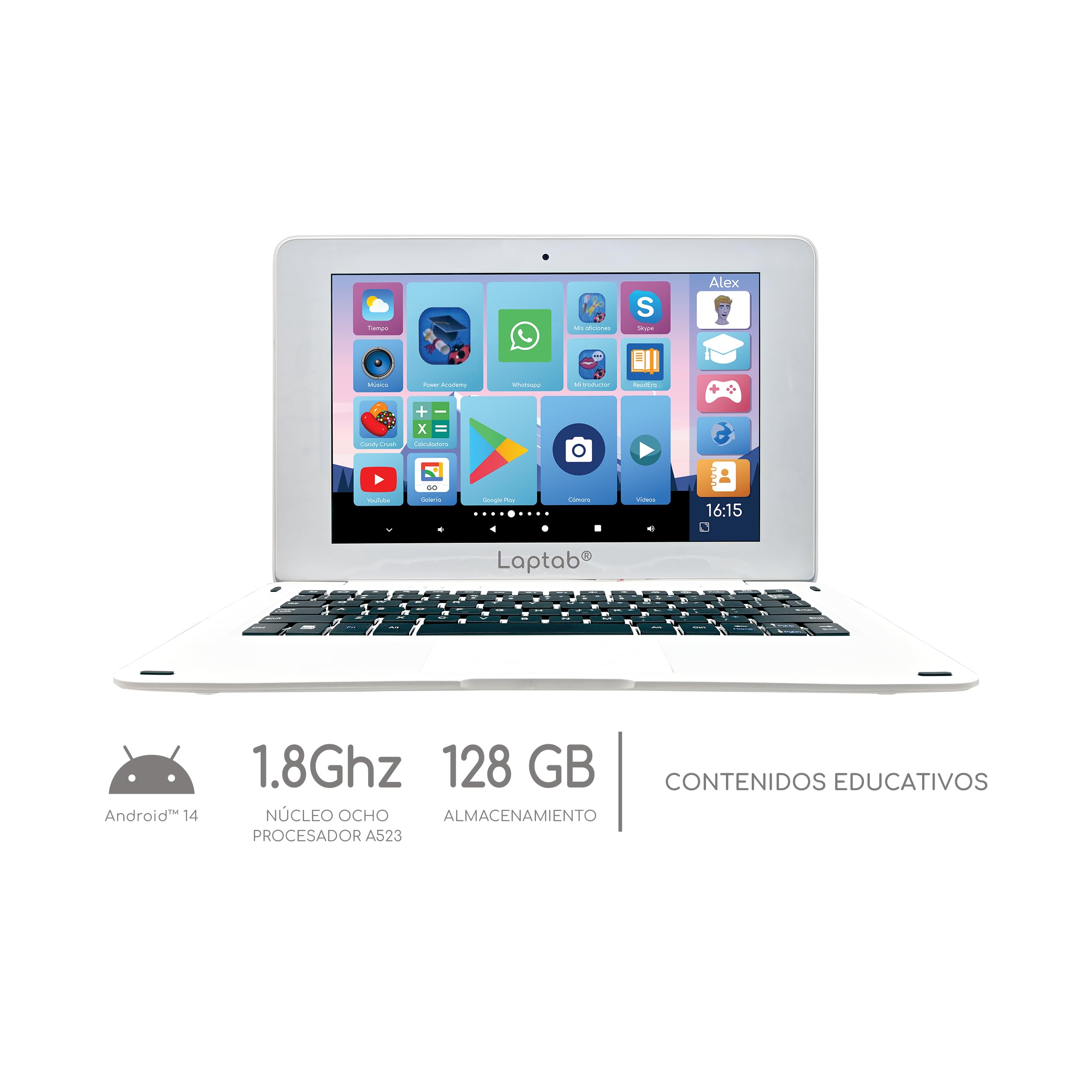 LAPTAB 10 Portable per Famiglia Educazione - Dettaglio