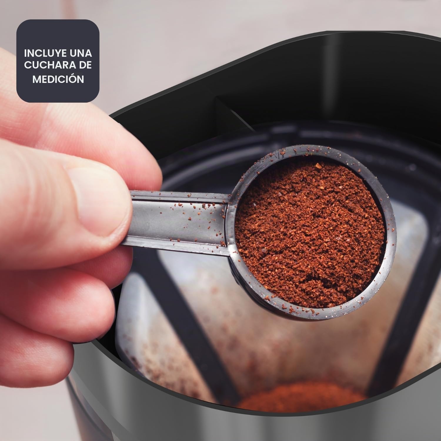 Black+Decker - Cafetera de Goteo 12 Tazas, 1,5L, 1000W, Antigoteo, Acero Inox