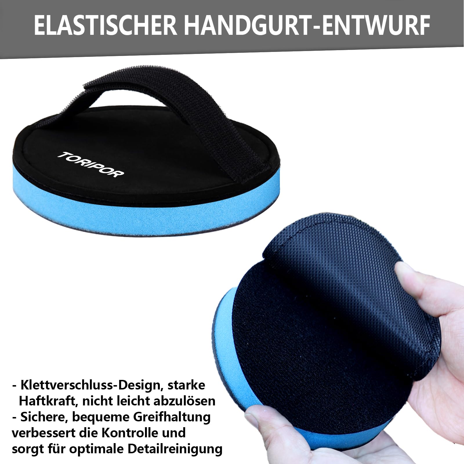 Clay Pad (diametro 150 mm) | Set di plastilina per la pulizia dell'auto | Set di plastilina per la rimozione delicata di ruggine, resina, catrame, residui di insetti | Car Clay Bar, plastilina per