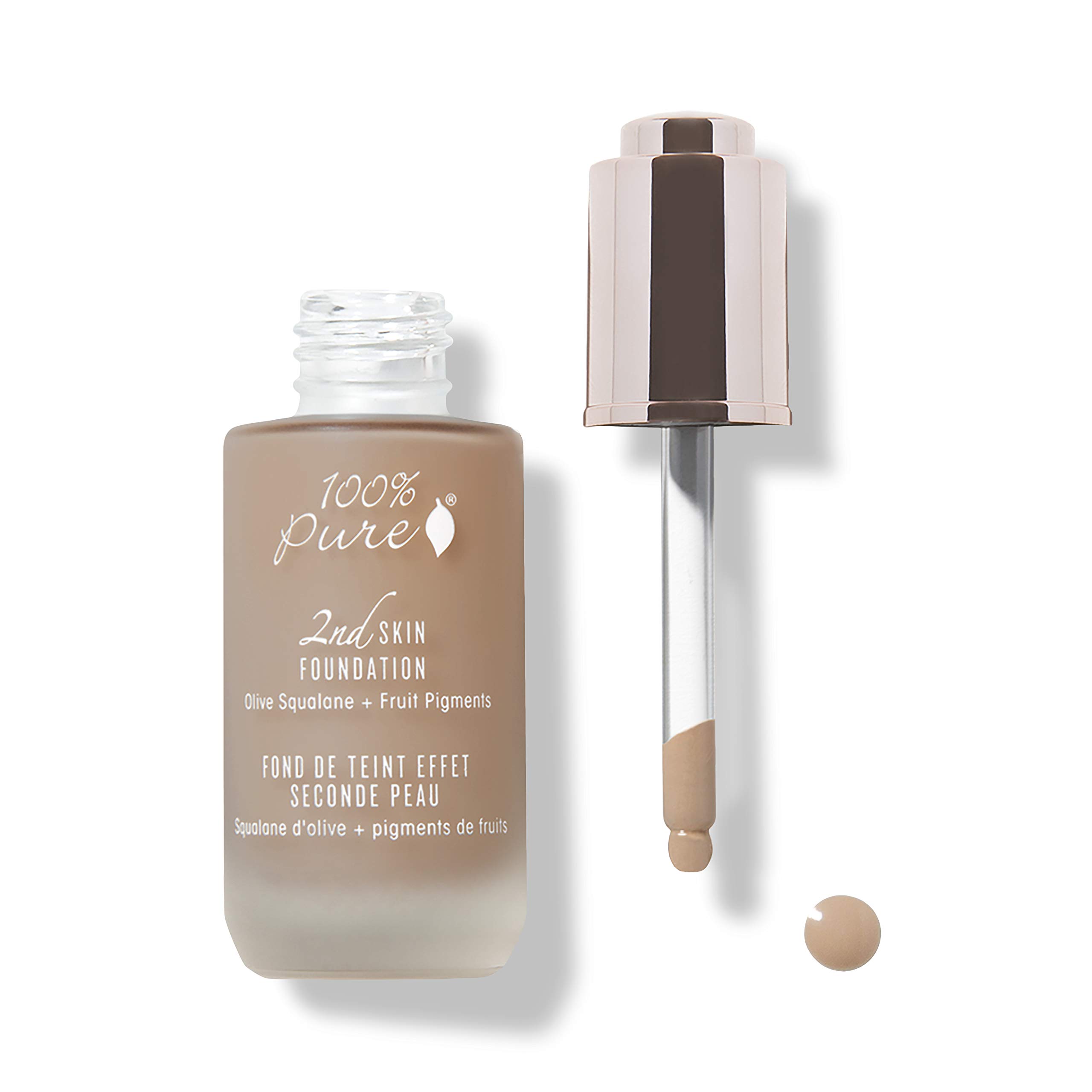 100% Pure 2nd Skin Foundation, Shade 6, 1.18 Ounce
