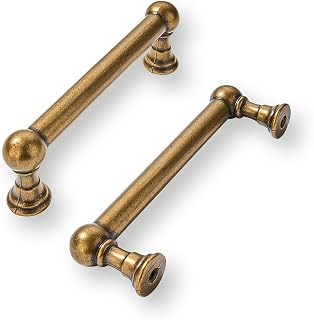 Antique Brass Cabinet Pull - 80309, 3 in (76 mm) · Zinc Alloy · 10-Pack