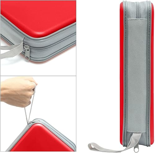 Miniatura 3 de Siveit - Cartera, estuche, caja resistente para CDDVD (capacidad para 80 CDDVD)