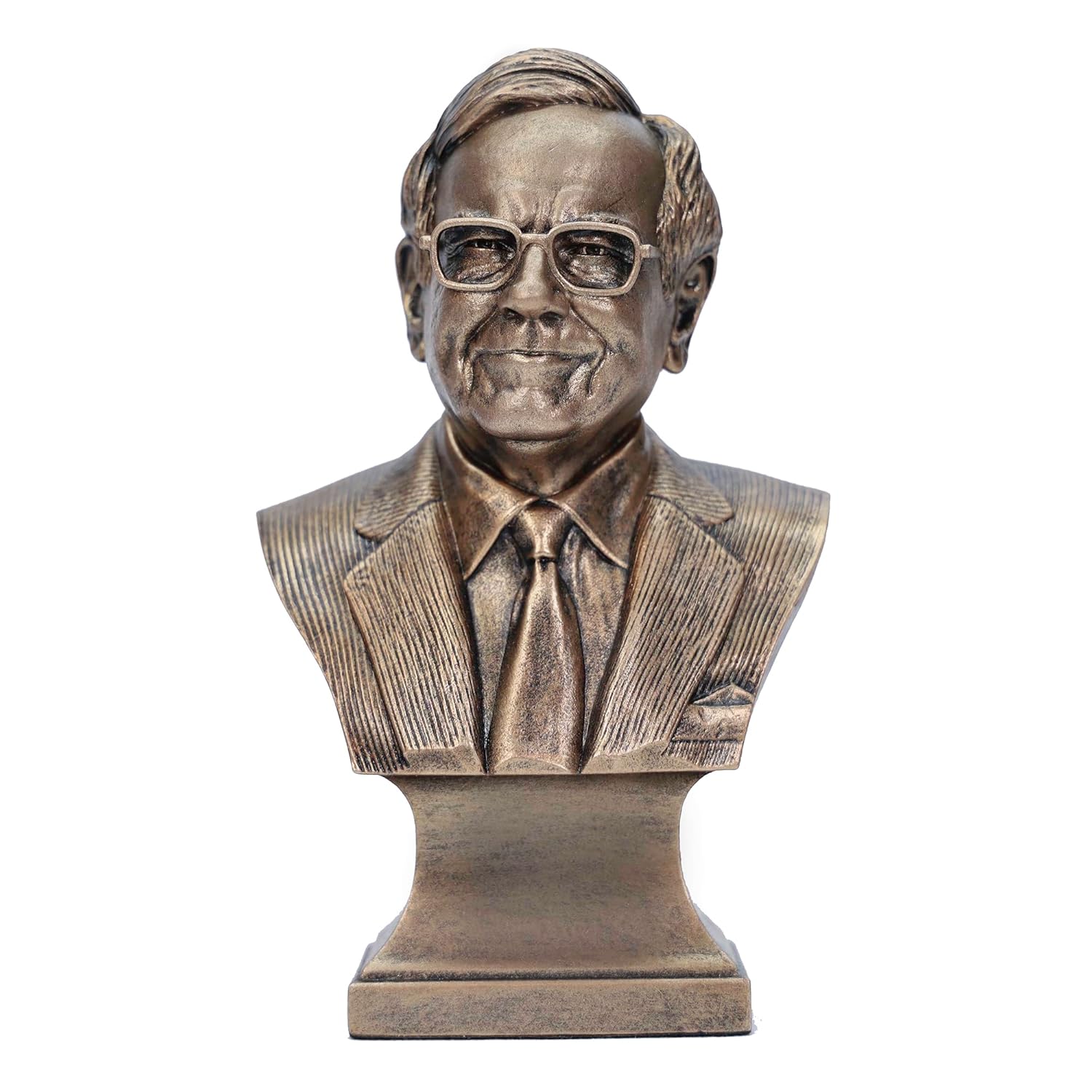 Warren Buffett Bust Statue Sculpture Berkshire Hathaway Gift for Investors Investing Stock Market Collectible Merchandise Memorabilia Office Decor Warren Buffett Bust Statue Sculpture Berkshire Hathaway Gift for Investors Investing Stock Market Collectible Merchandise Memorabilia Office Decor