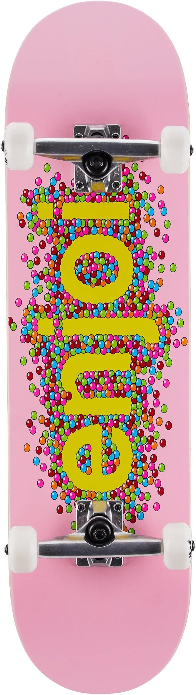 EnjoiSkateboard Complete Candy Coated Pink 8.25" Assembled