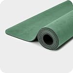 WeGym Tapis de yoga, 11mm Tapis d'exercice pour yoga, Pilates, entraînement à domicile - Tapis de yoga anti-slip en polyuréthane Suede avec sangle porteuse