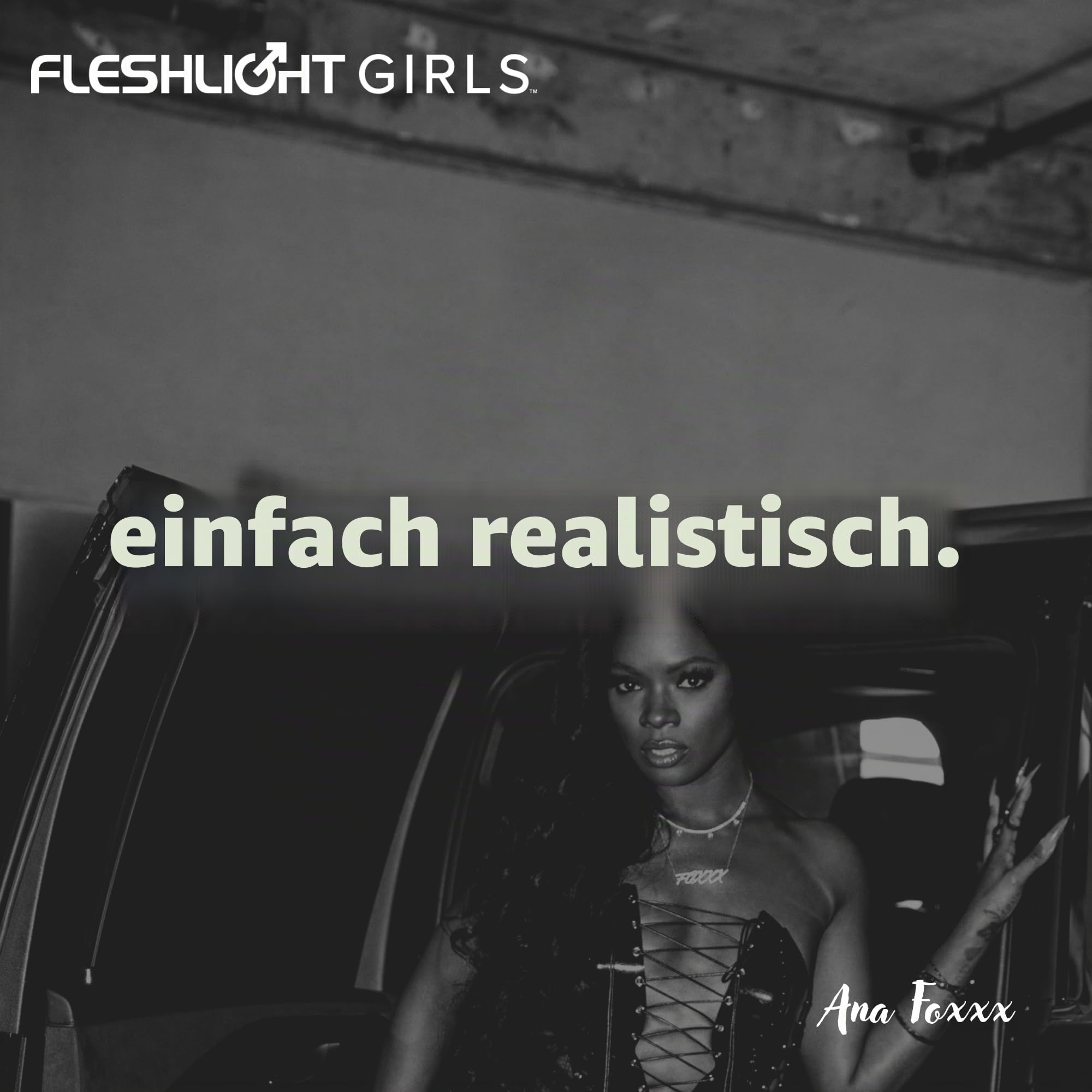 Fleshlight Ana Foxxx Velvet - SuperSkin Masturbator, Sex-Spielzeug extrem realistisch