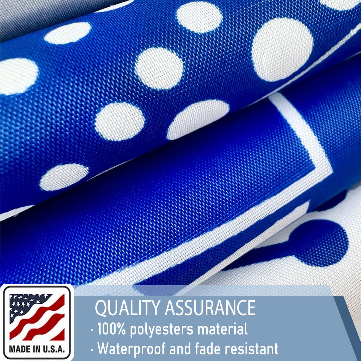 Army US Military Flag 5x8 FT 100% Made in The USA-Heavy Duty Vibrant colors Double Sided White Army Flag with 3 Brass Grommets for Home/Company/Indoor Outdoor Decoration