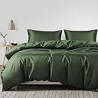 Vista 9 de Linenwalas Juego de Fundas de Edredón de Tencel Lyocell, Juego de Fundas de Edredón de Seda Ligera Refrescante de Eucalipto con Cierre de Cremallera