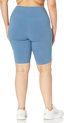 Miniatura 2 de adidas Women's Badge of Sport 2-Tone 3-Stripes Graphic Bike Shorts