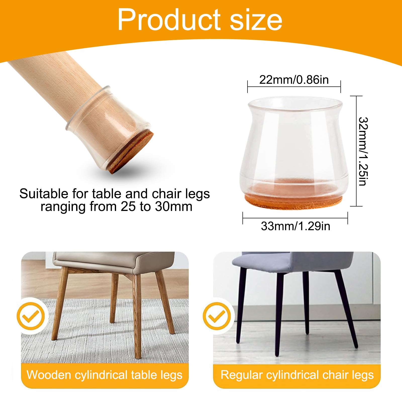 Chair Leg Floor Protectors - Image 2