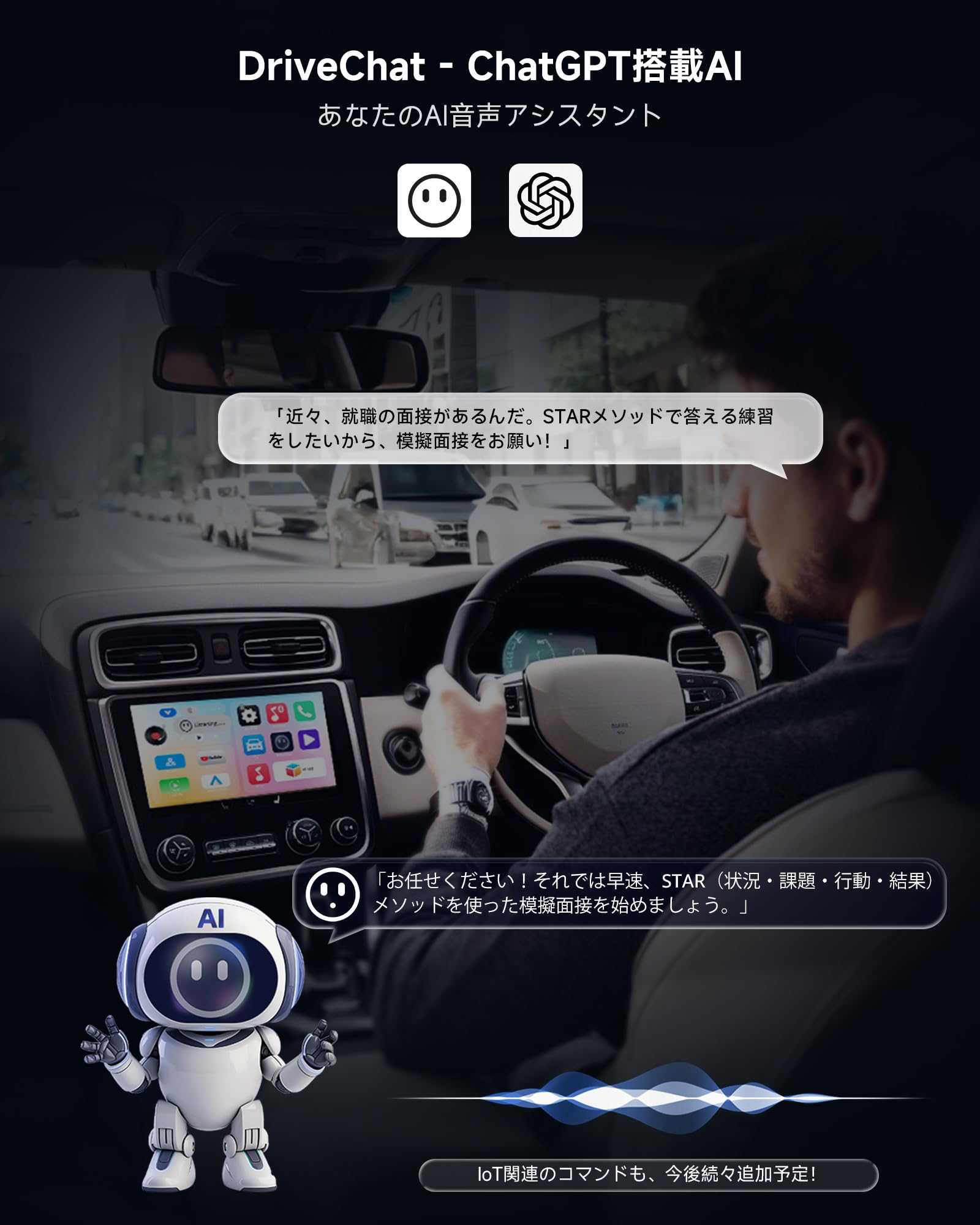 Amazon.co.jp: ATOTOOUT「AI Box CarPlay」車AIボックス、ワイヤレス