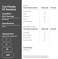 Vista 7 de Gotas de clorofila líquida - para la digestión, salud intestinal, energía y desintoxicación - Apto para veganos