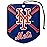 FANMATS 61550 MLB New York Mets Hanging Car Air Freshener, 2 Pack, Black Ice Scent, Odor Eliminator, Shield Design with Team Logo