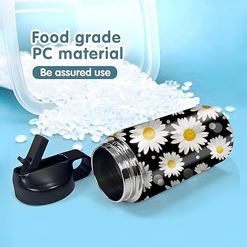 Miniatura 7 de rickyh style Botella de agua para niños con tapa con pajilla, vaso reutilizable de acero inoxidable con aislamiento, regalos para la escuela, niños