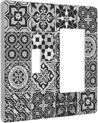 Miniatura 142 de Farmhouse Coffee Primitive Coffee Bean Kitchen 3 Gang Triple Interruptor de Luz de Palanca Cubierta de Placa de Pared Placa Frontal Eléctrica