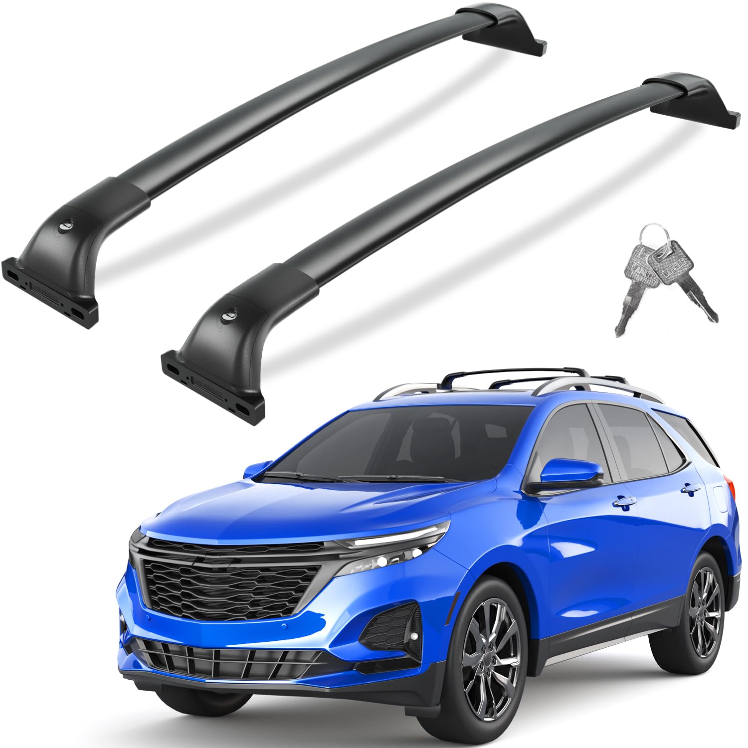 300lbs Roof Rack Cross Bars for 2018-2024 Chevrolet Equinox &amp; GMC Terrain