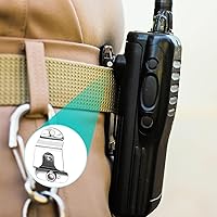 Vista 6 de 2 soportes para micrófono, clip resistente para colgar micrófono con tornillos para micrófono de mano GM300 GM3188 GM338 TM271A TM481A y más