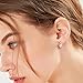 Lucpee Lymphatic Earrings, Slimaoo Halolux Lymphvity Germanium Earrings Lymph Flow Drainage Detox Magnetogen Acupuncture Therapy Slimming Sparkly Zircon Jewelry Gift (Gold+Silver)