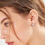 Lucpee Lymphatic Earrings, Slimaoo Halolux Lymphvity Germanium Lymph Flow Drainage Detox Magnetogen Earring Acupuncture Therapy Slimming Sparkly Zircon Jewelry Gift - Image 3