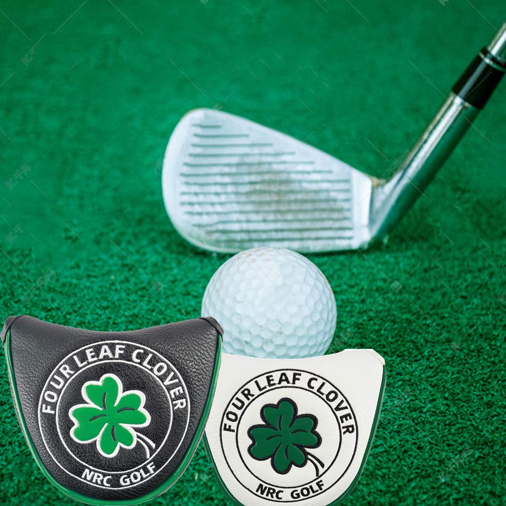FITYLE Golf mazo Putter Funda de Cubierta de Cabeza de Cuero de la PU de Club de Golf de Cierre magnético