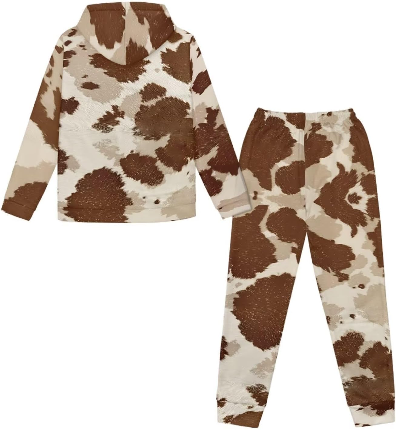 Pensura Boys Girls Fashion Clothes 2pcs Long Sleeve Hoodie Sweatshirt and Cargo Jogger Pants with Pockets