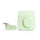ZIKKON PU Leather Protective Camera Case Pouch Compatible with Fuji-Film Instant Insta-x Mini SE Instant Camera Carrying Bag with Adjustable Shoulder Strap-Green gallery image